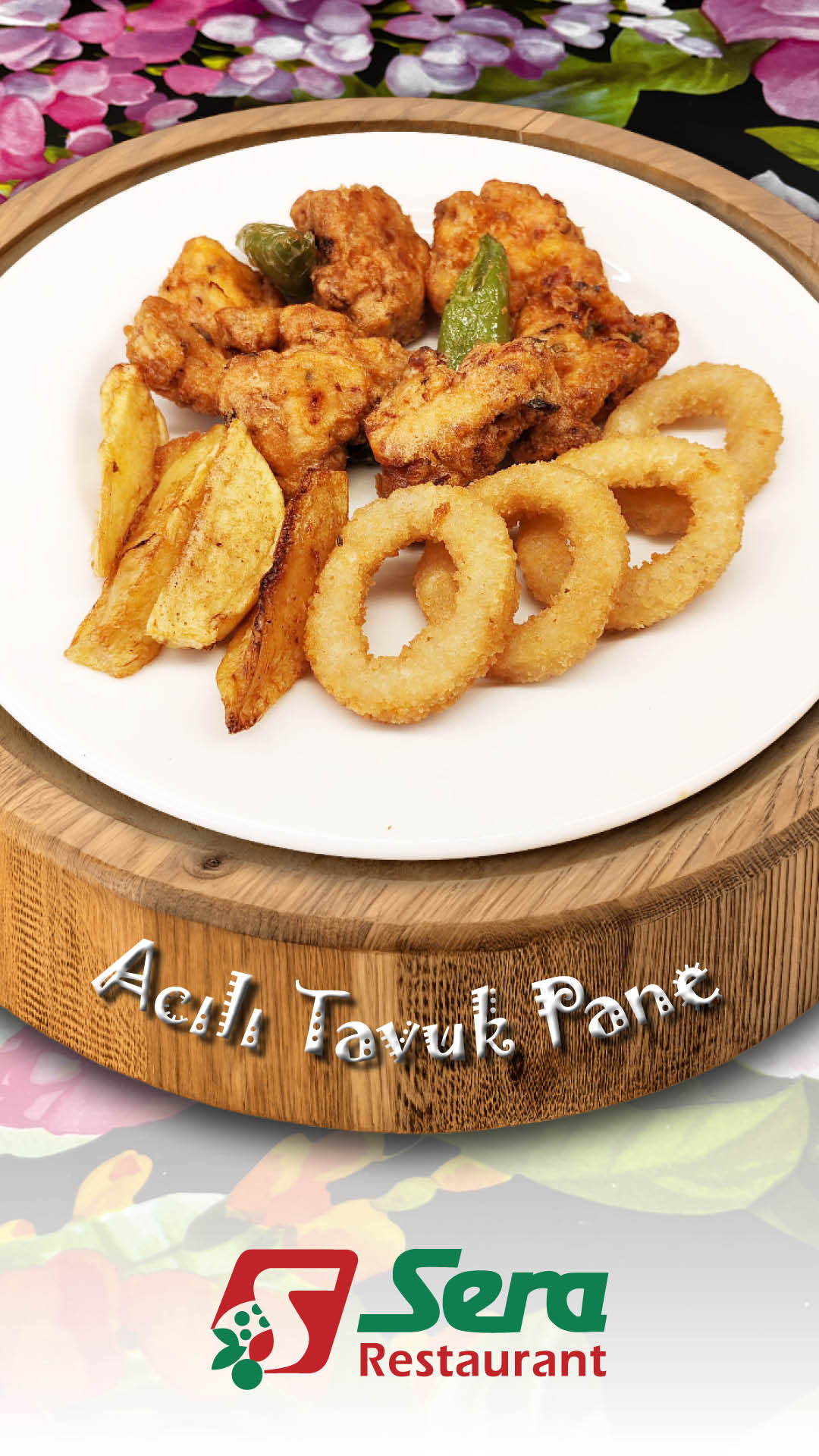 Sera Restaurant Perpa Acılı Tavuk Pane