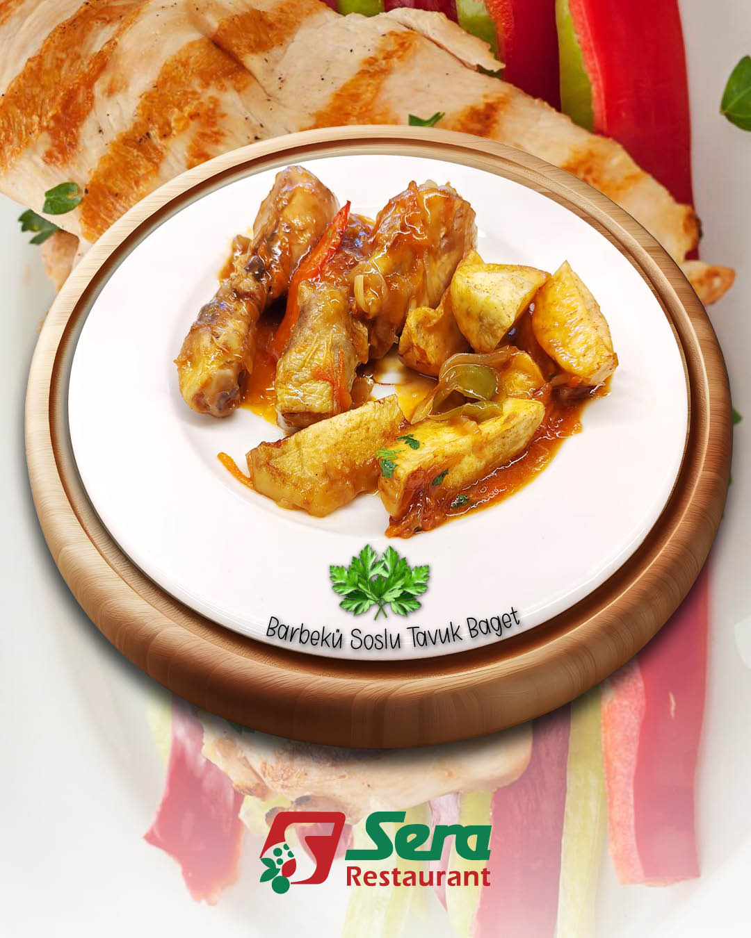 Barbekü Soslu Tavuk Baget