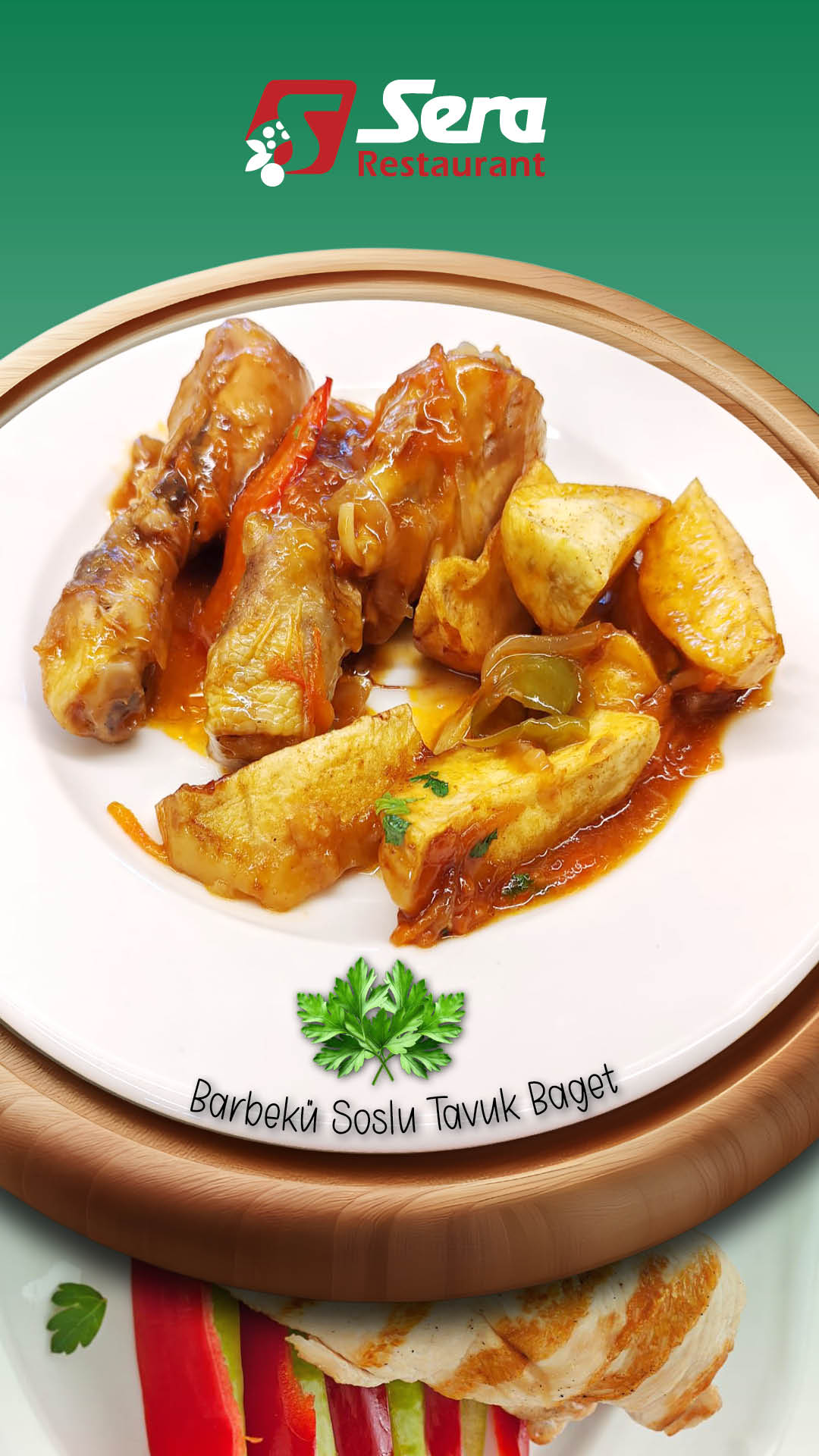 Barbekü Soslu Tavuk Baget