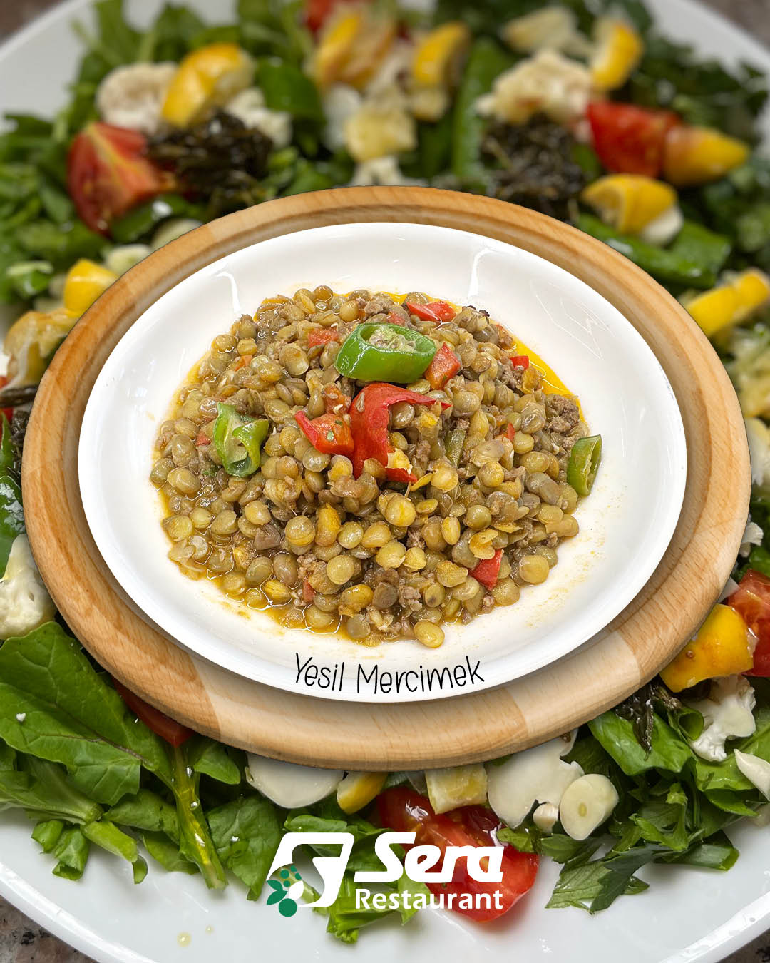 Kıymalı Yeşil Mercimek