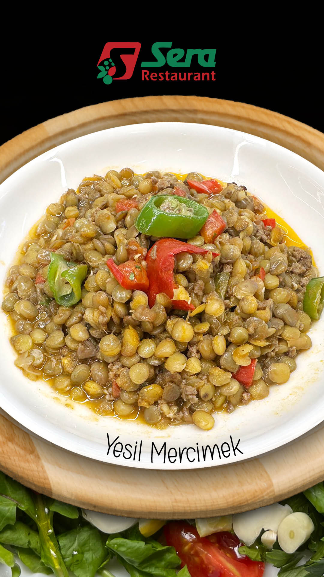 Kıymalı Yeşil Mercimek