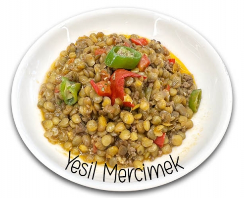 Kıymalı Yeşil Mercimek