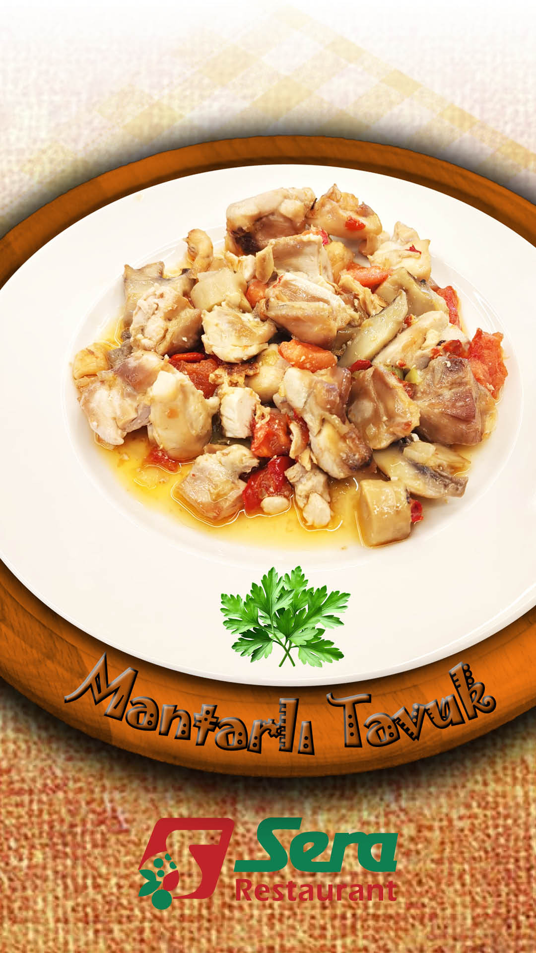 Mantarlı Tavuk Kavurma