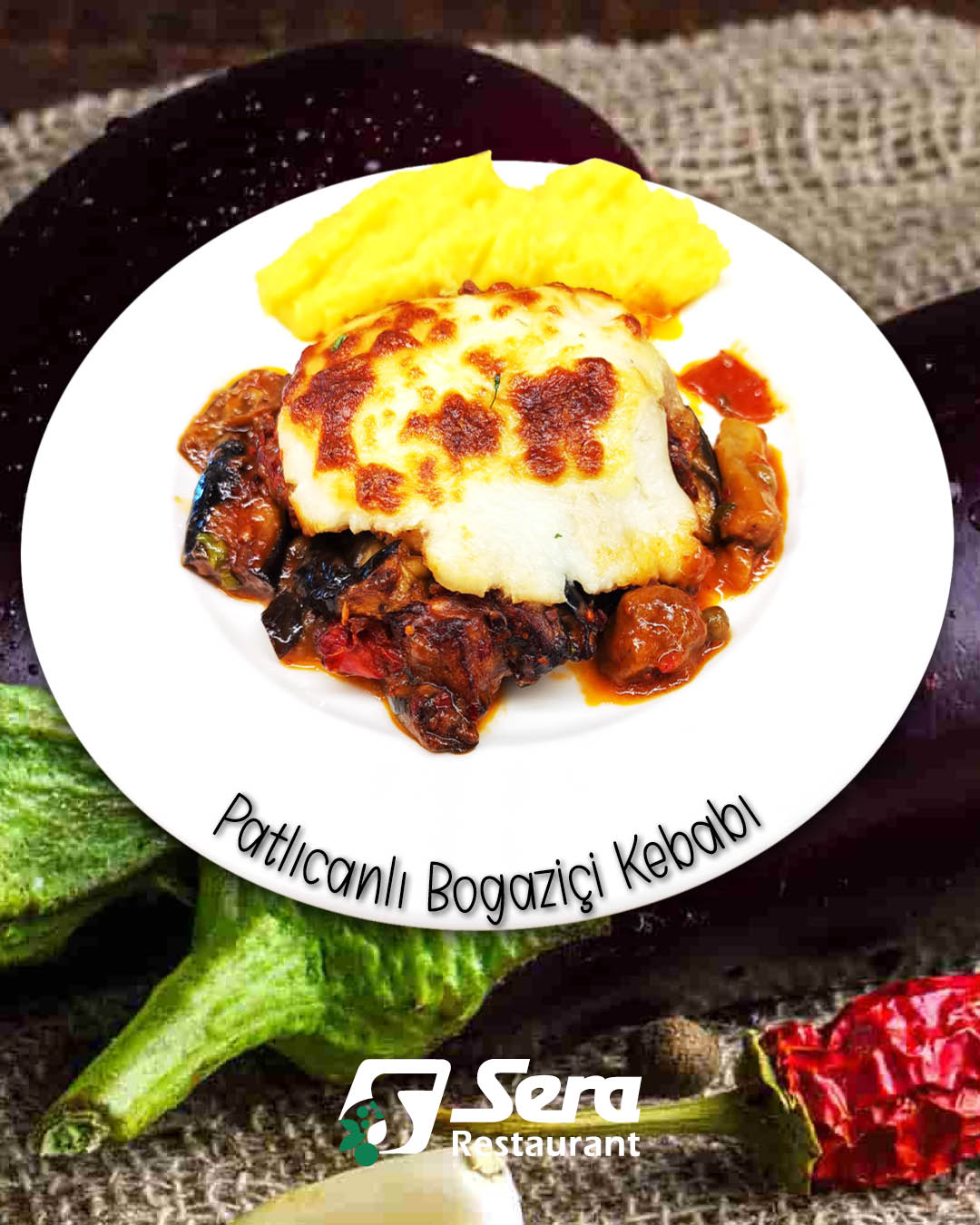 Patlıcanlı Boğaziçi Kebabı