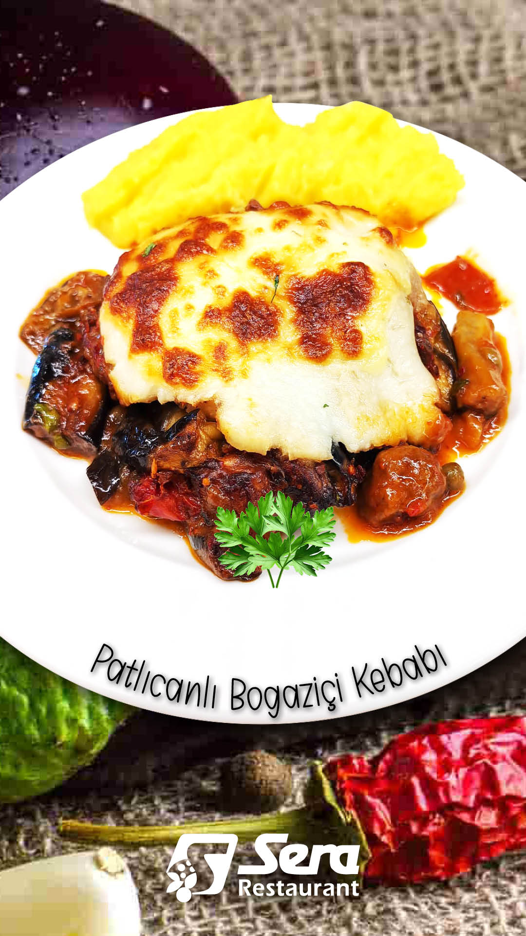 Patlıcanlı Boğaziçi Kebabı